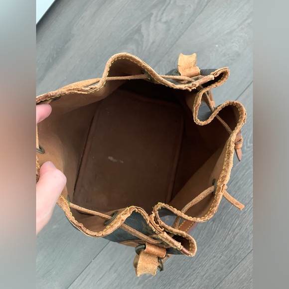 Authentic Louis Vuitton bag handbag shopper tote leather monogram brown tan LV - Picture 7 of 16